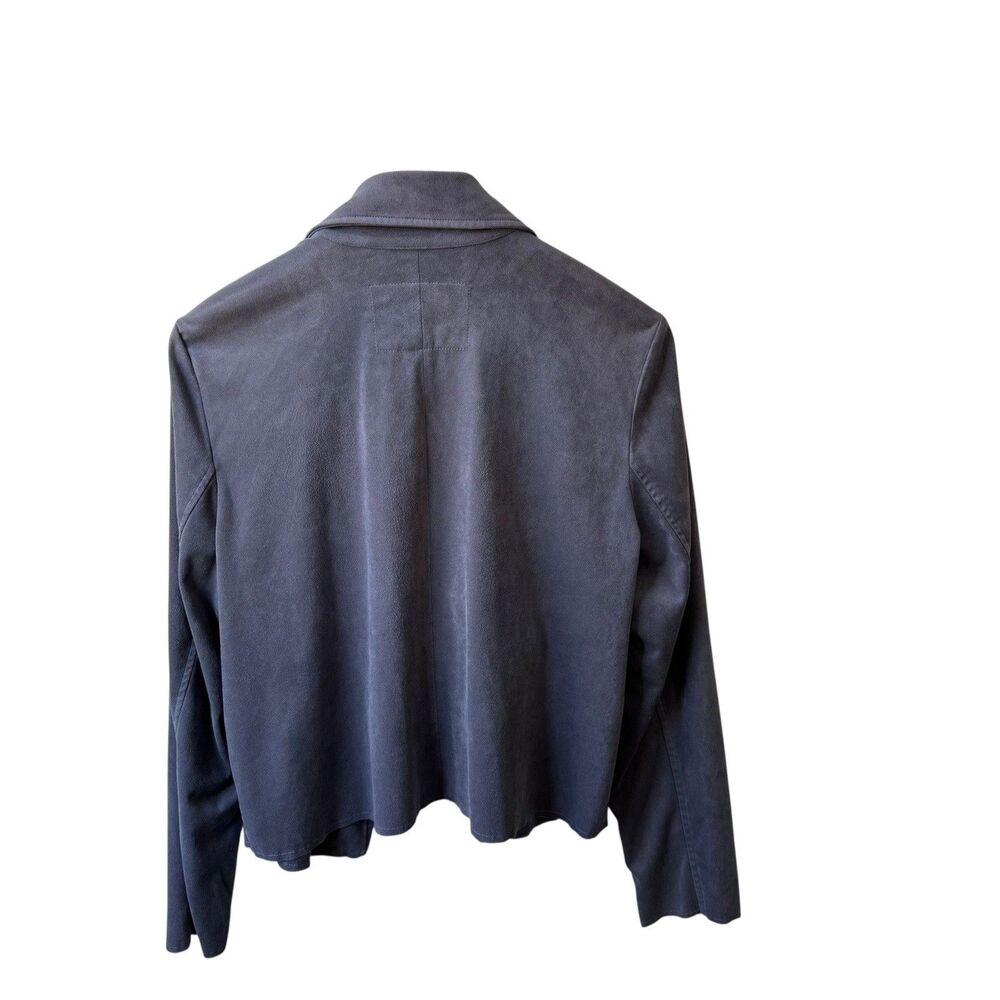 Chapter One Open Front Duster Jacket Gray Size La… - image 3